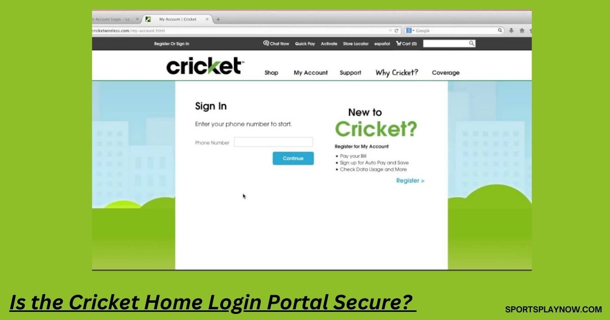 Is the Cricket Home Login